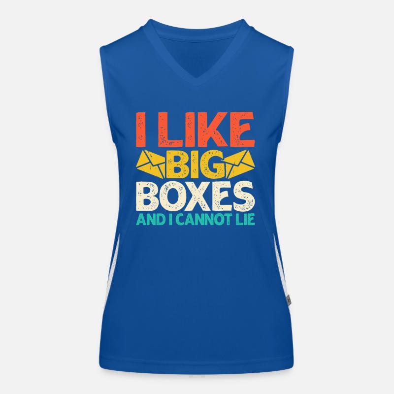 Briefträger Postbote Funktionelles Kontrast-Tank Top für Frauen