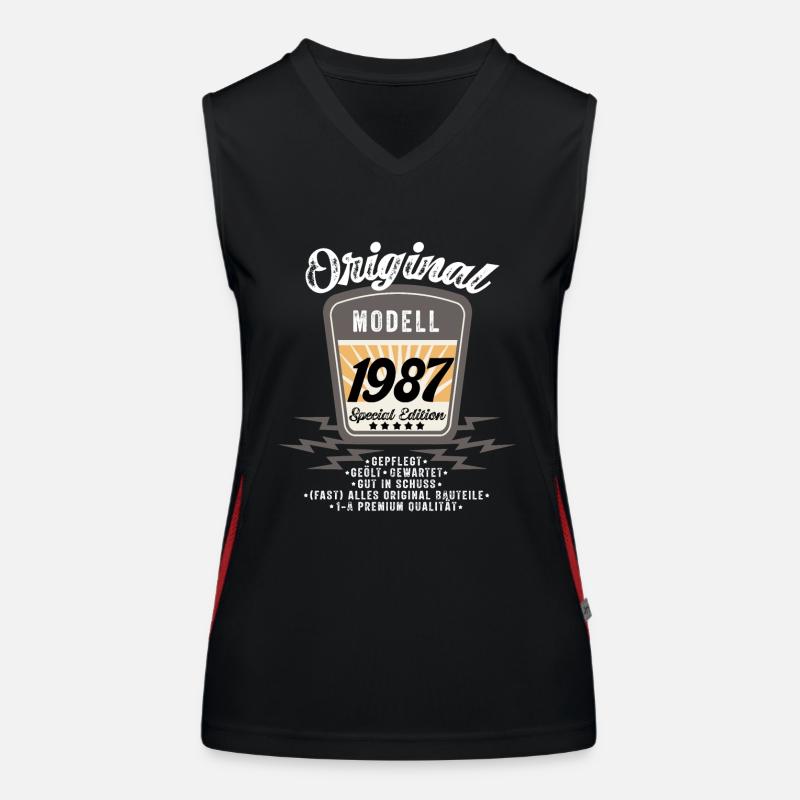 Modell 1987 Funktionelles Kontrast-Tank Top für Frauen
