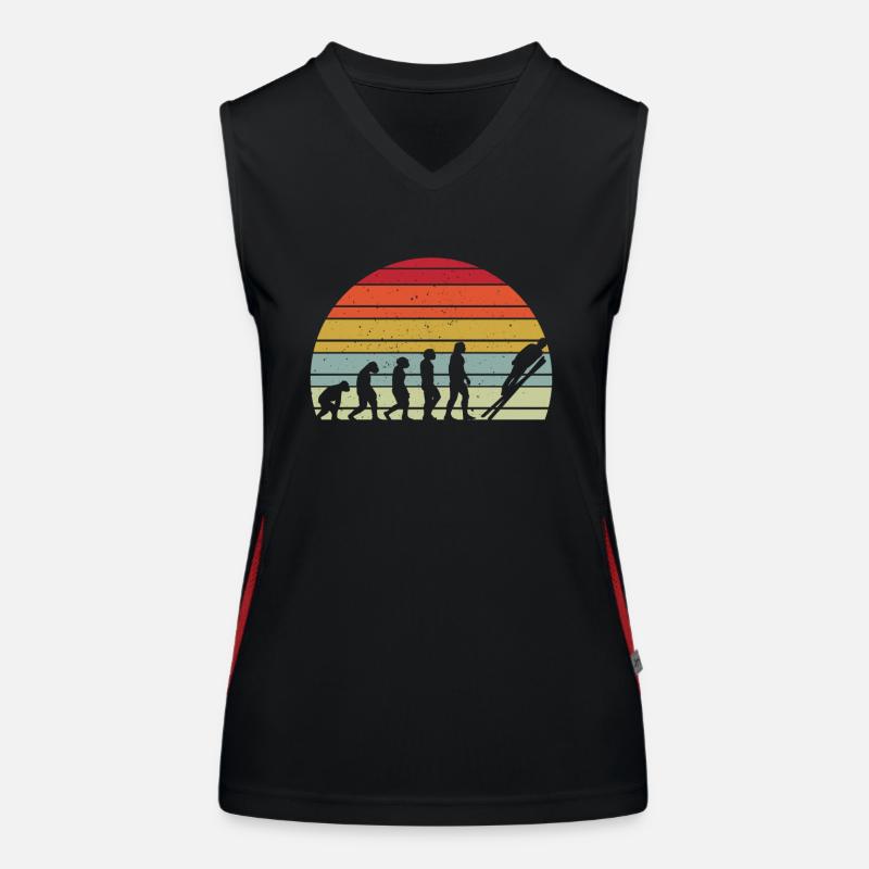 Ski Jumping Evolution Women's Functional Contrast Tank Top