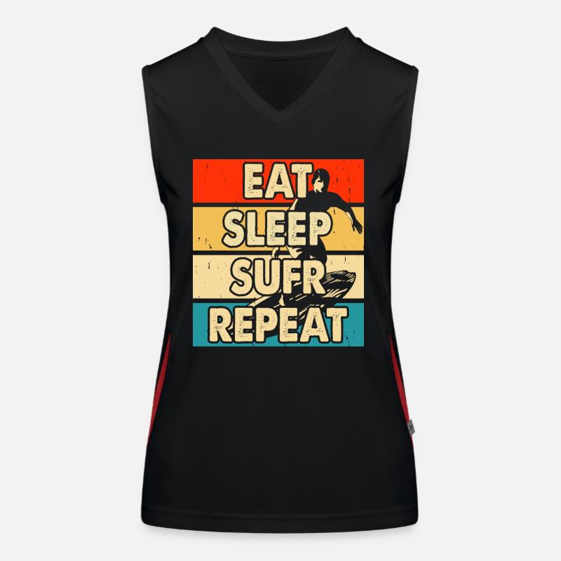Surfeur Débardeur respirant contrasté Femme