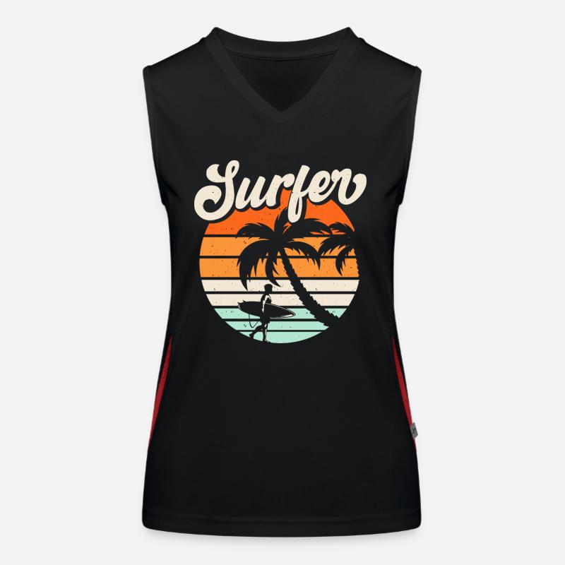Surfeur Débardeur respirant contrasté Femme