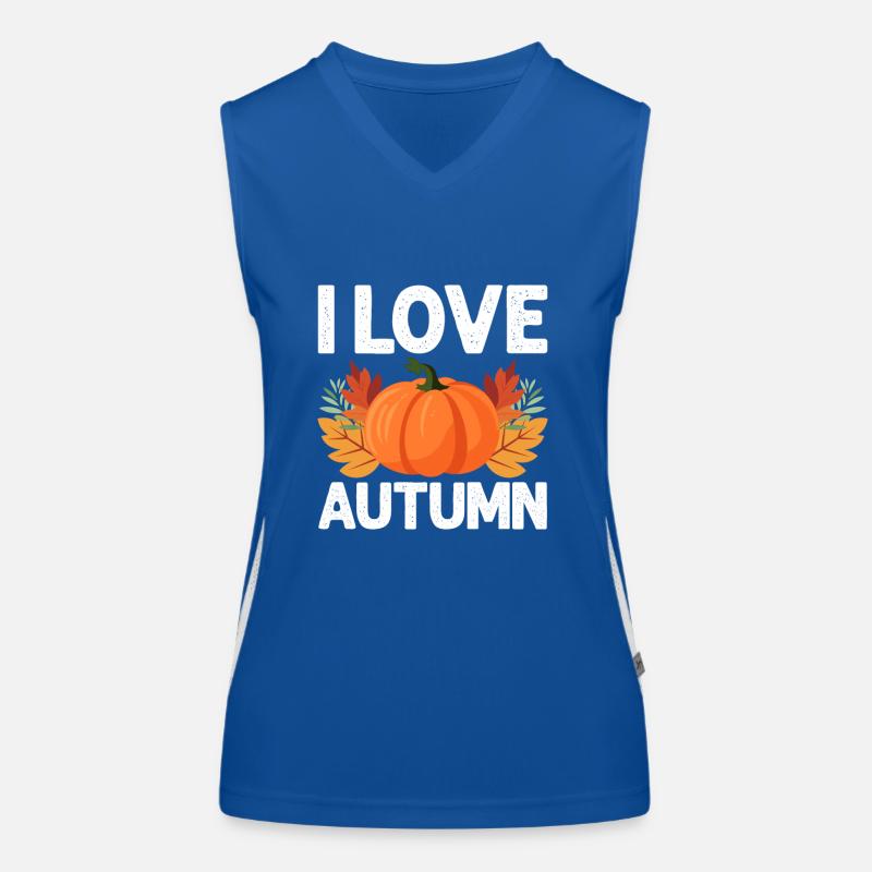 Herbst Funktionelles Kontrast-Tank Top für Frauen
