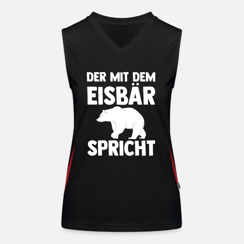 Eisbär Eisbären Funktionelles Kontrast-Tank Top für Frauen