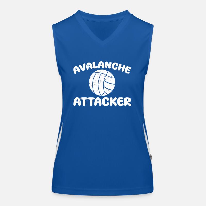 Avalanche Attacker - Snow Volleyball Women's Functional Contrast Tank Top