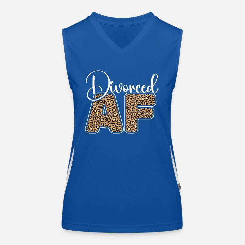 Happy Divorce Party Leopard Funktionelles Kontrast-Tank Top für Frauen