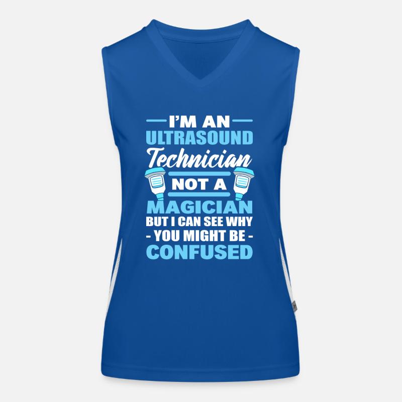 Ich bin ein Ultraschalltechniker und kein Funktionelles Kontrast-Tank Top für Frauen