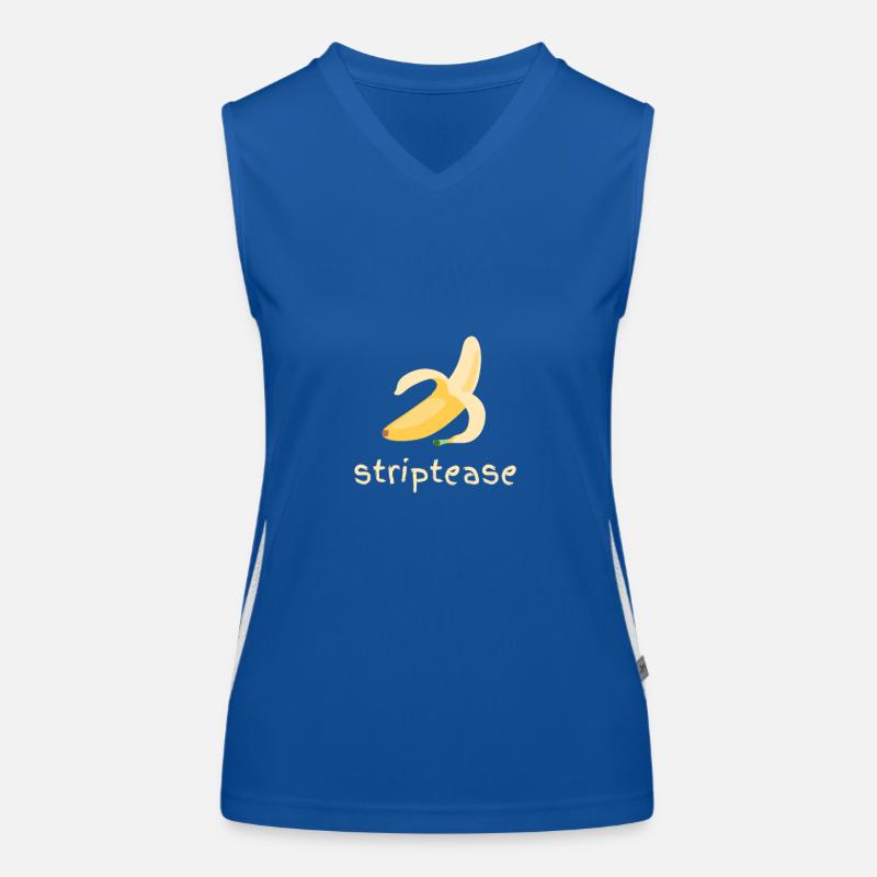 Striptease Banana Softcore Hardcore Horror Funktionelles Kontrast-Tank Top für Frauen