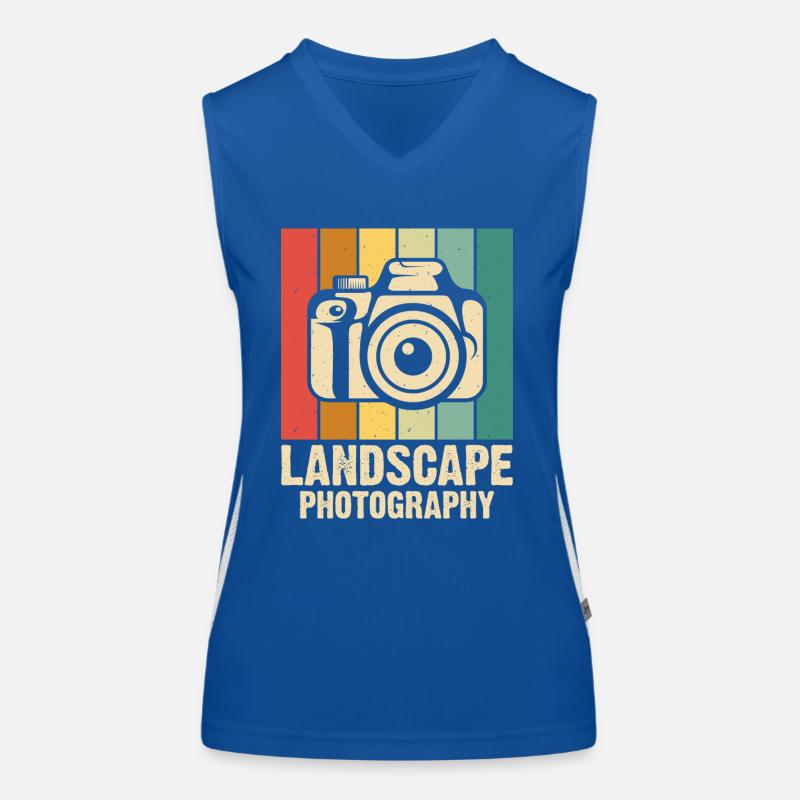 Fotograf Funktionelles Kontrast-Tank Top für Frauen
