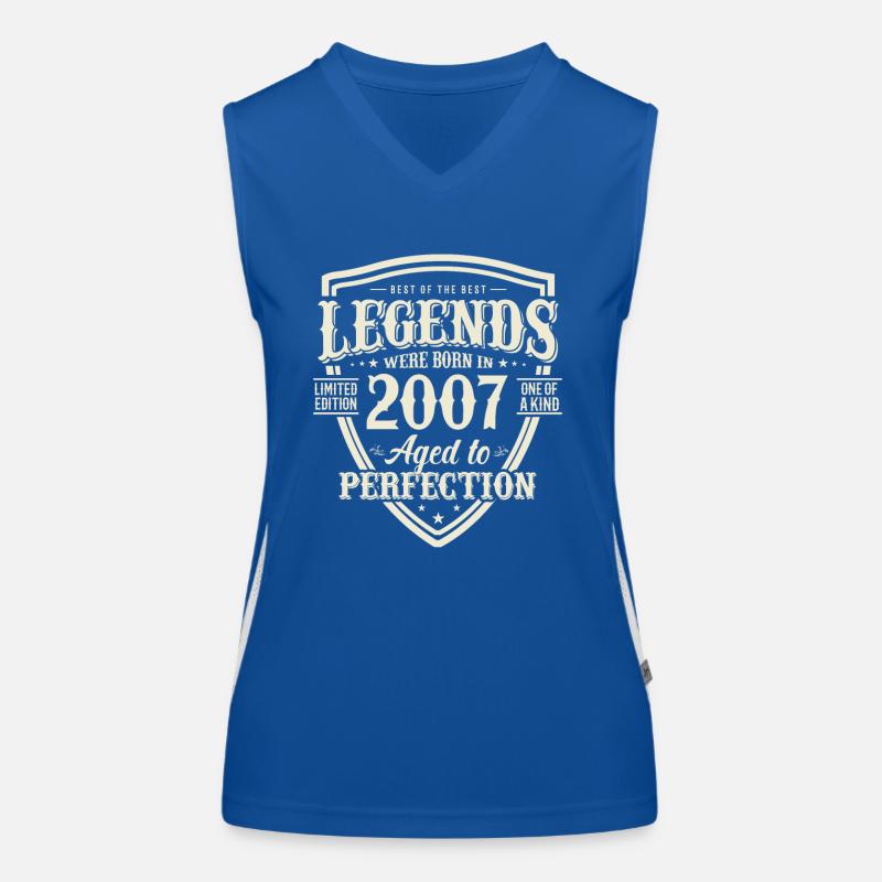 Vintage 2007: A unique gift Women's Functional Contrast Tank Top