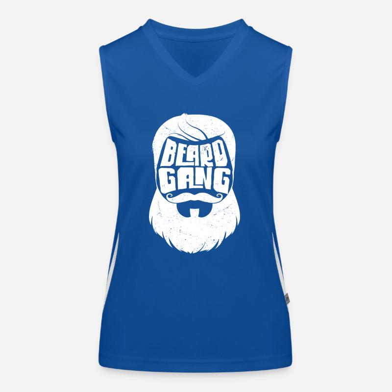 Beard Lover Bearded Man Beard Gang Funktionelles Kontrast-Tank Top für Frauen