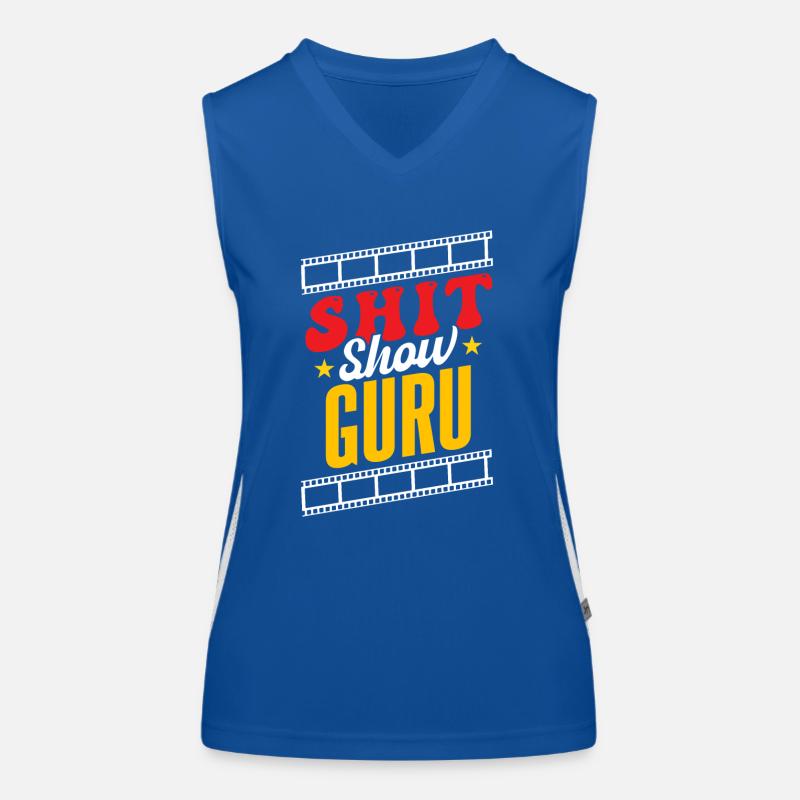 Scheiße-Show-Guru Funktionelles Kontrast-Tank Top für Frauen