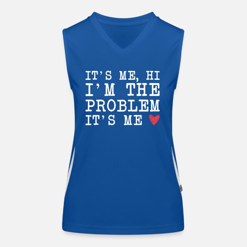Ich Bin's, Hallo, Ich Bin Das Problem, Ich Bin Es Funktionelles Kontrast-Tank Top für Frauen
