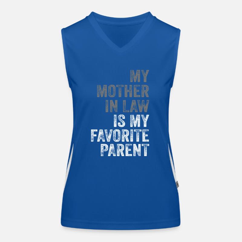 Meine Schwiegermutter ist meine Lieblingsmutter Funktionelles Kontrast-Tank Top für Frauen