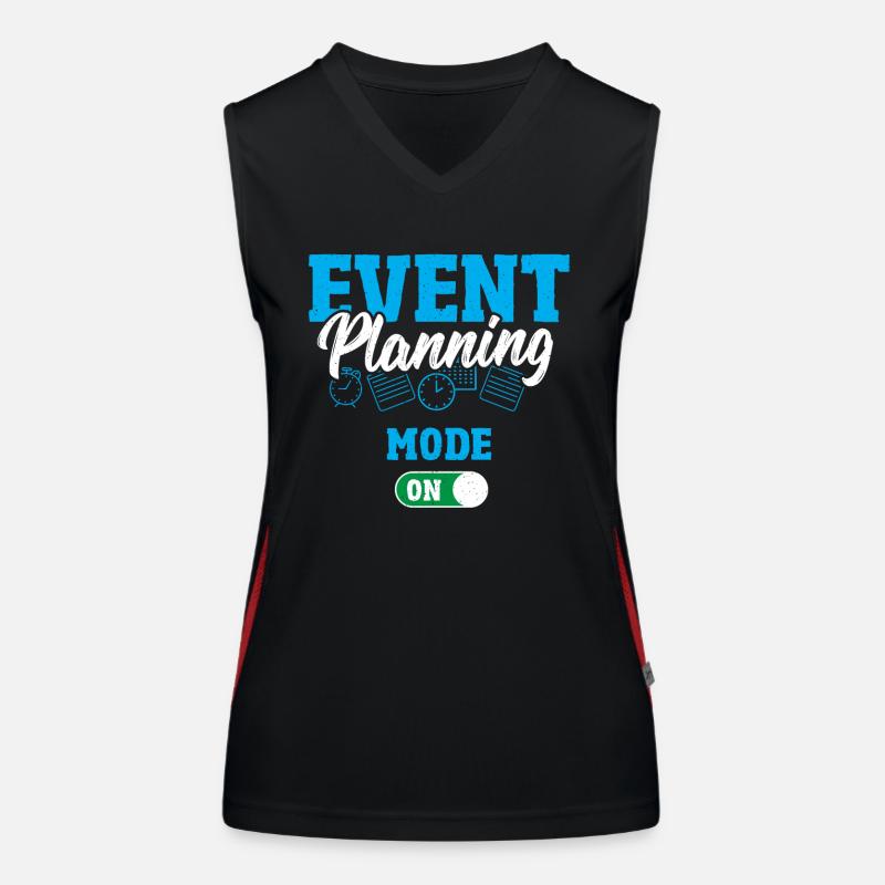 Event Planning Mode On Event Planning Event Women's Functional Contrast Tank Top