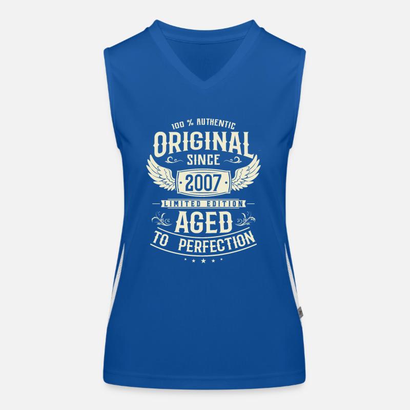 Vintage 2007: Perfektes Geburtstagsgeschenk! Funktionelles Kontrast-Tank Top für Frauen