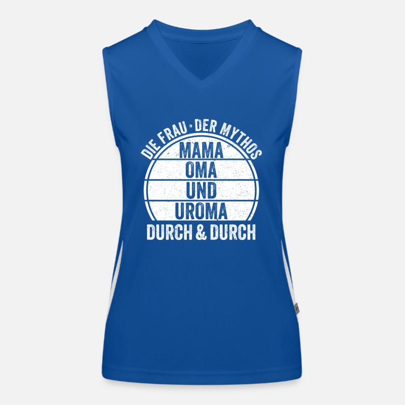 Mutter Mama Oma Funktionelles Kontrast-Tank Top für Frauen