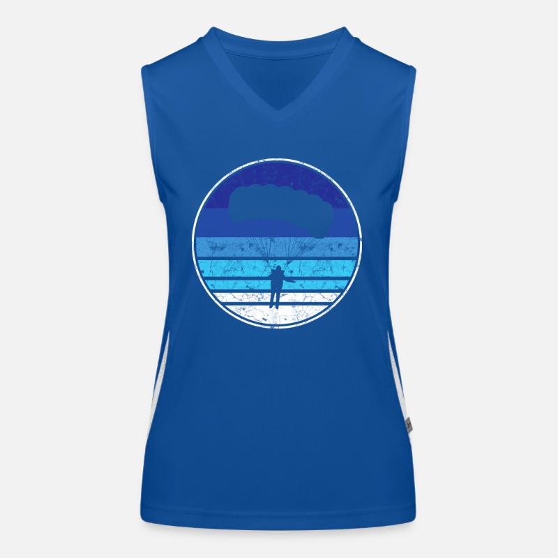 Skydiving Women's Functional Contrast Tank Top