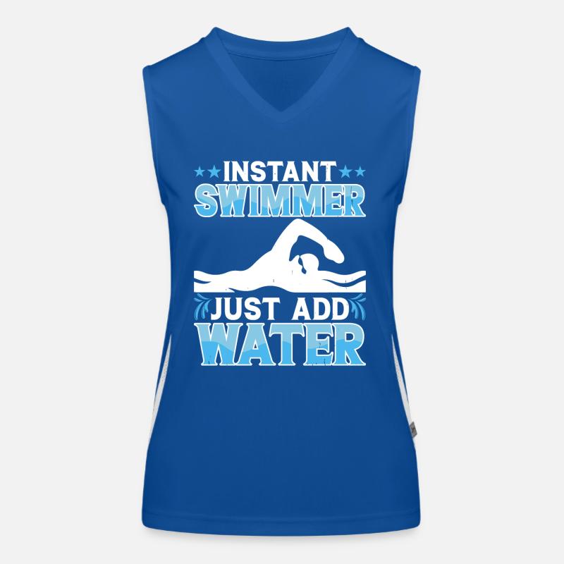 Swimming Float Women's Functional Contrast Tank Top