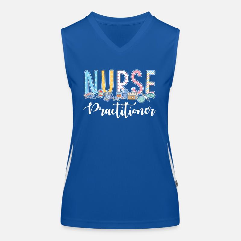 Nurse Practitioner Funktionelles Kontrast-Tank Top für Frauen