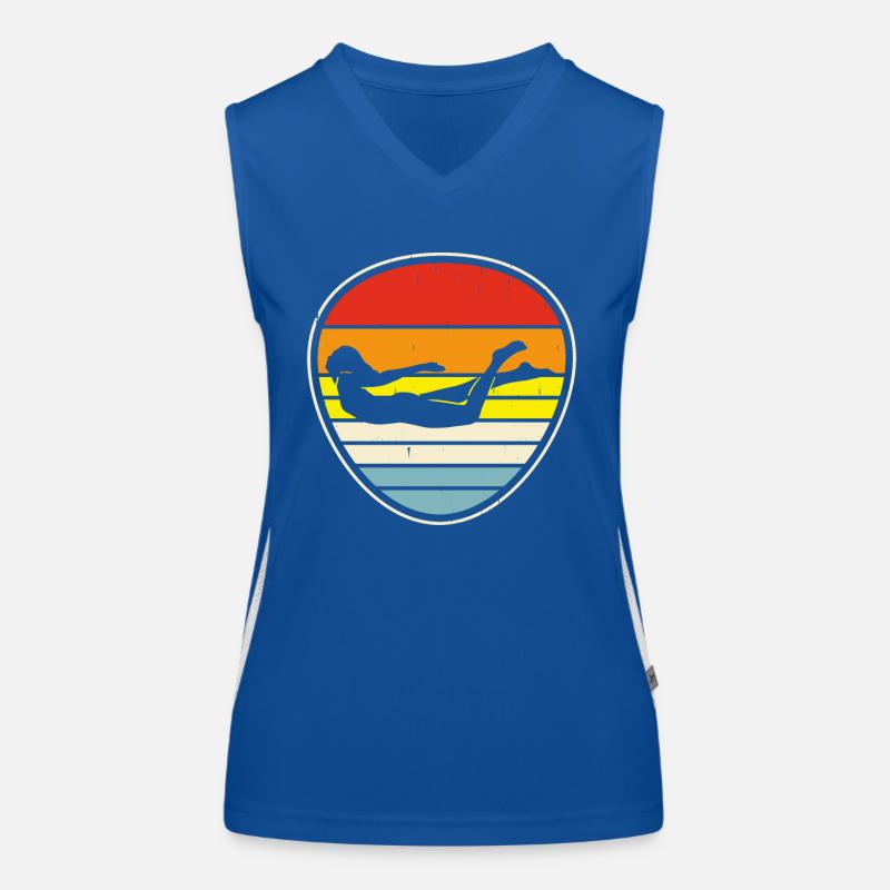 Swimming Float Women's Functional Contrast Tank Top