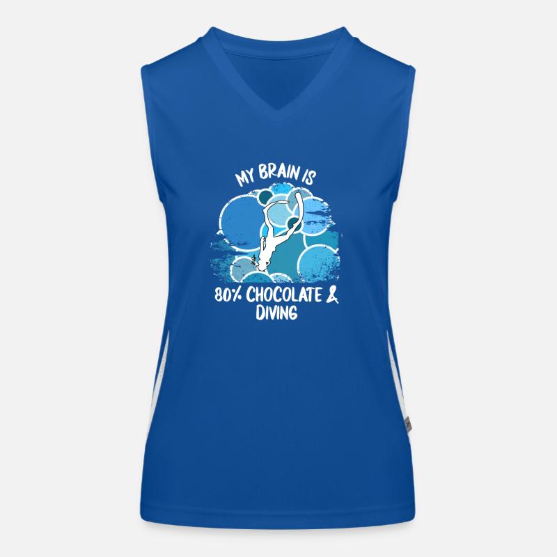 Divers Scuba Diving Scuba Diving Scuba Diving Women's Functional Contrast Tank Top