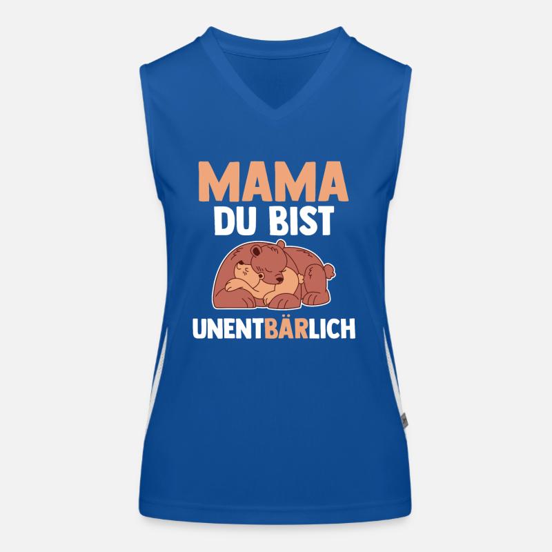 Mutter Muttertag Bären Mama Funktionelles Kontrast-Tank Top für Frauen