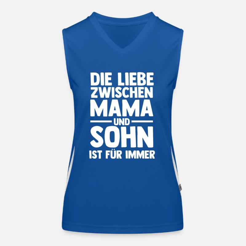 Mutter Muttertag Sohn Mama Funktionelles Kontrast-Tank Top für Frauen