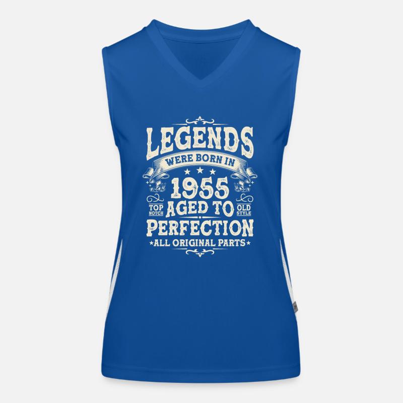 Birthday legend 1955 Women's Functional Contrast Tank Top