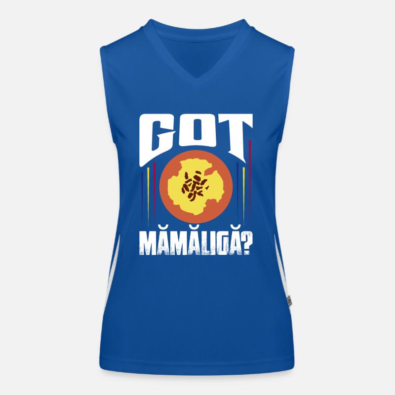 Got Mamaliga? Proud Romanian Romania Pride Women's Functional Contrast Tank Top