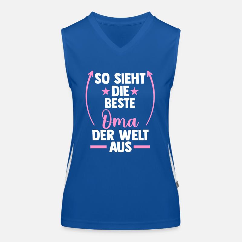 Großmutter Beste Oma Funktionelles Kontrast-Tank Top für Frauen