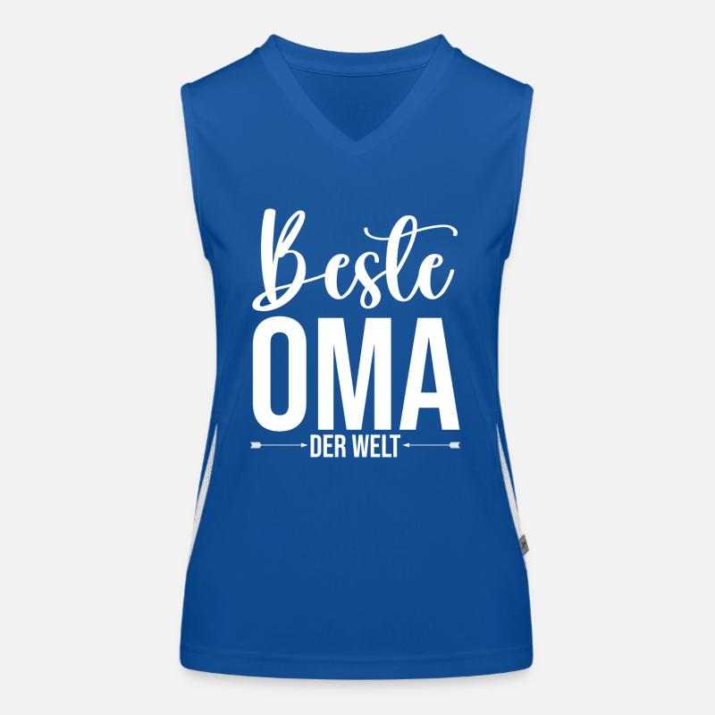 Großmutter Beste Oma Funktionelles Kontrast-Tank Top für Frauen