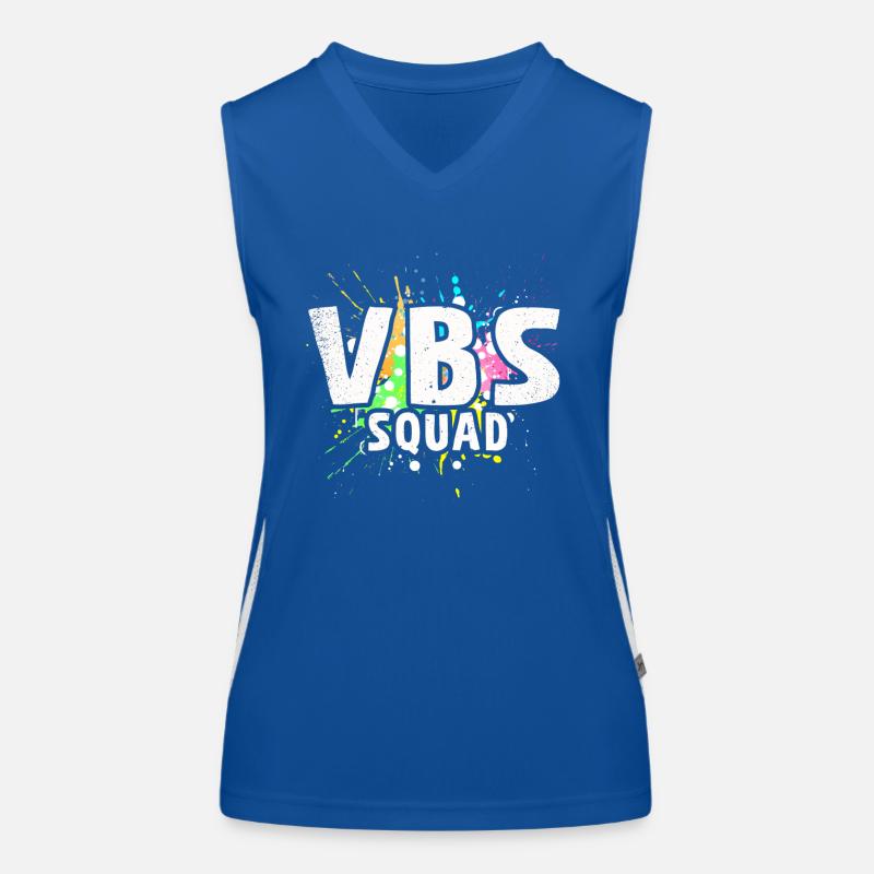 VBS Squad Bibel Shool Funktionelles Kontrast-Tank Top für Frauen
