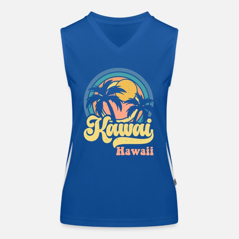 Hawaï Débardeur respirant contrasté Femme