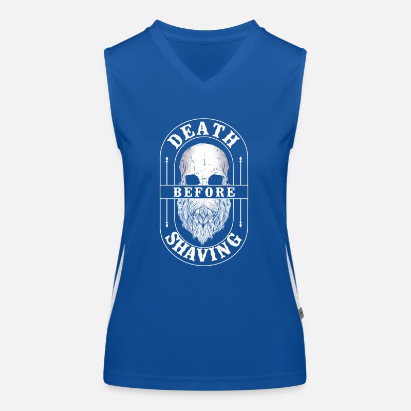 Beard Lover Bearded Man Death Funktionelles Kontrast-Tank Top für Frauen