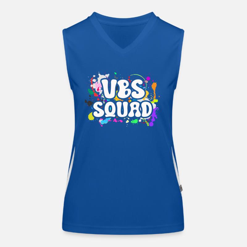 VBS Squad Bibel Shool Funktionelles Kontrast-Tank Top für Frauen