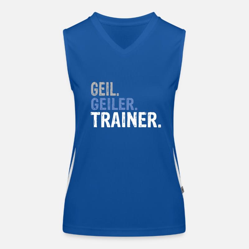 Trainer Bester Trainer Trainer Geburtstag Trainer Funktionelles Kontrast-Tank Top für Frauen
