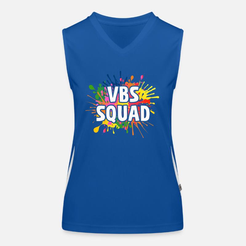 VBS Squad Bibel Shool Funktionelles Kontrast-Tank Top für Frauen