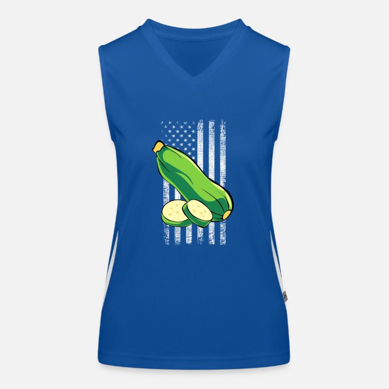 Courgette Débardeur respirant contrasté Femme