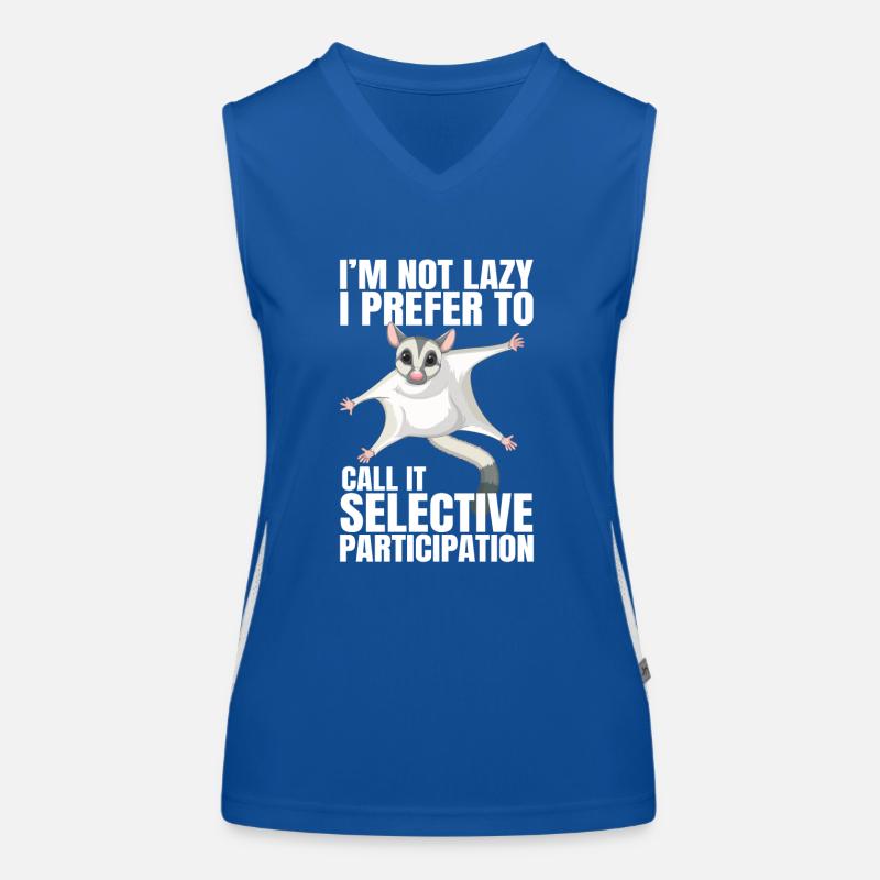 Sugar Glider Flughörnchen Funktionelles Kontrast-Tank Top für Frauen