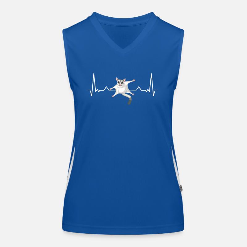 Sugar Glider Flughörnchen Funktionelles Kontrast-Tank Top für Frauen