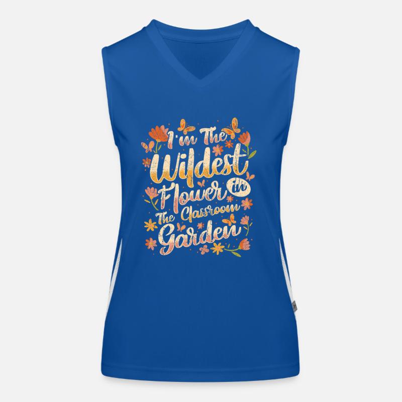 Lehrer Wildeste Blume im Klassenzimmer Funktionelles Kontrast-Tank Top für Frauen
