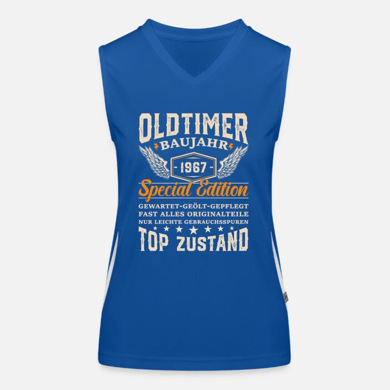 1967er Oldtimer Geschenk Funktionelles Kontrast-Tank Top für Frauen