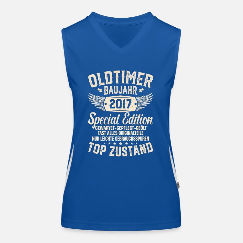 Nostalgischer Oldtimer als Geschenk 2017 Funktionelles Kontrast-Tank Top für Frauen