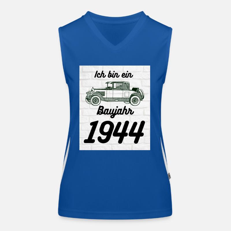 Oldtimer 1944 Funktionelles Kontrast-Tank Top für Frauen
