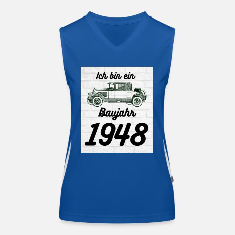 Oldtimer 1948 Funktionelles Kontrast-Tank Top für Frauen