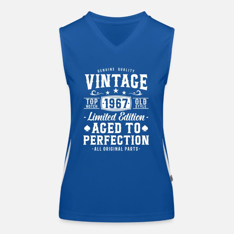 Nostalgie-Geschenk 1967 Funktionelles Kontrast-Tank Top für Frauen