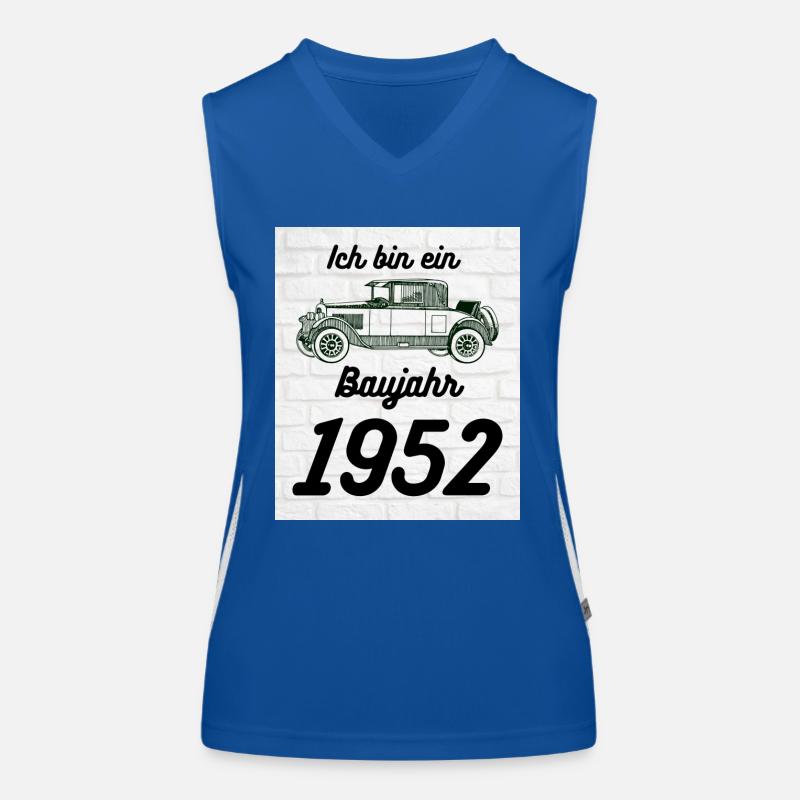 Oldtimer 1952 Funktionelles Kontrast-Tank Top für Frauen