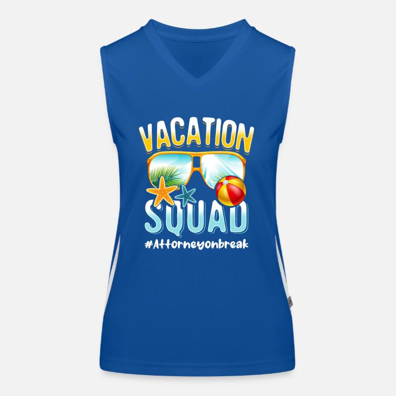 Attorney Vacation Squad #Attorneyonbreak Débardeur respirant contrasté Femme