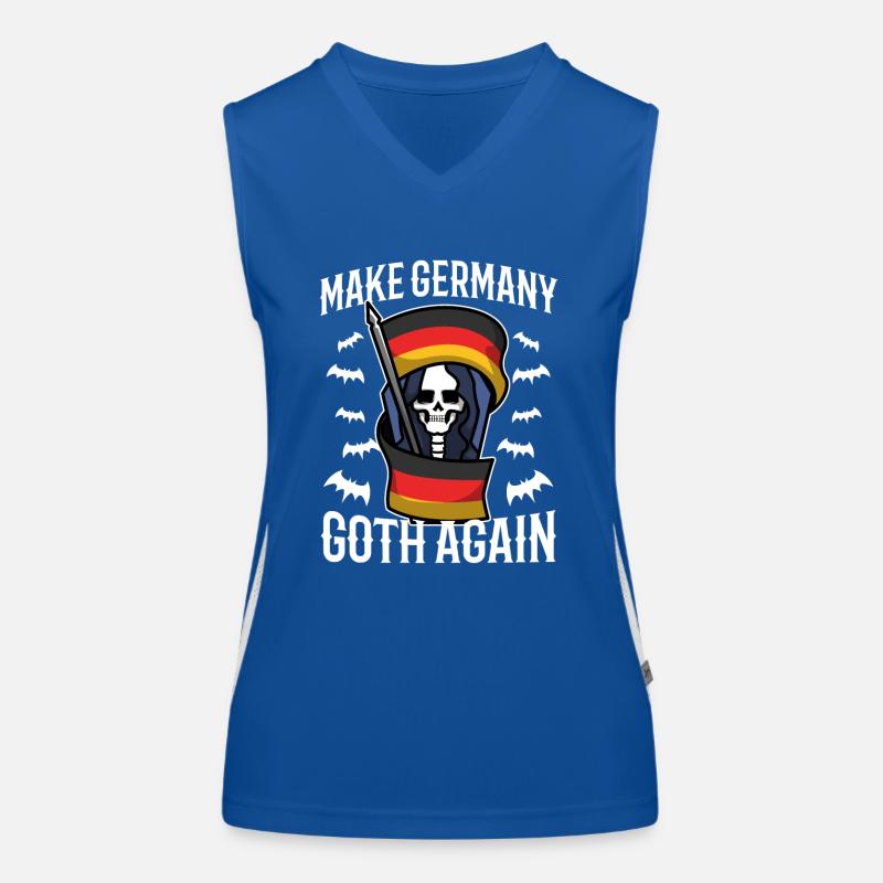 Make Germany goth again Funktionelles Kontrast-Tank Top für Frauen