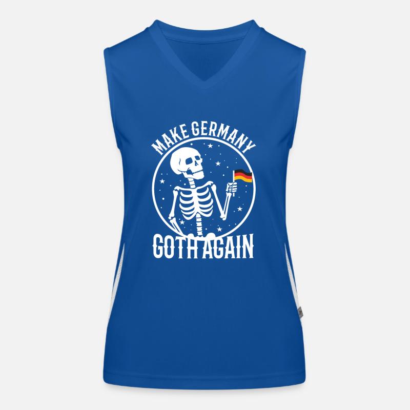 Make Germany goth again Funktionelles Kontrast-Tank Top für Frauen